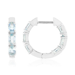 Pendientes en plata con Ambligonita