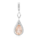 Ciondolo in argento con Morganite Brasiliana