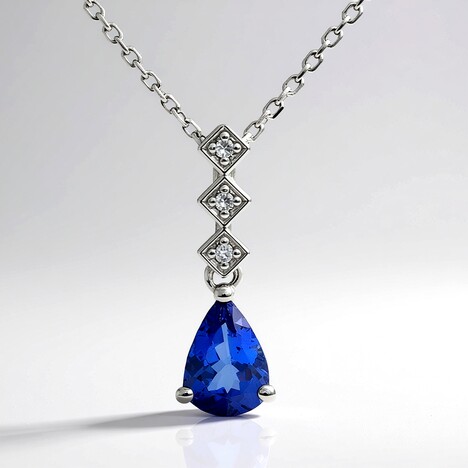 Collier en or et Tanzanite AAA