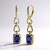 Boucles d'oreilles en or et Tanzanite AAA (CIRARI)