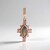 Ciondolo in argento con Labradorite rosa Maniry