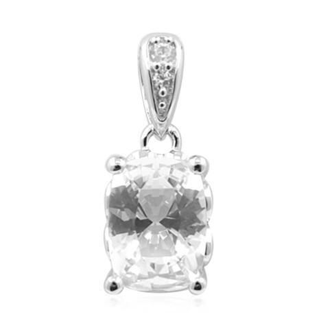 Ciondolo in argento con Danburite