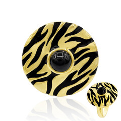 Black Onyx Silver Ring