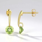Orecchini in argento con Peridoto