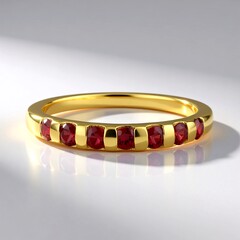 Anello in argento con Spinello Rosso