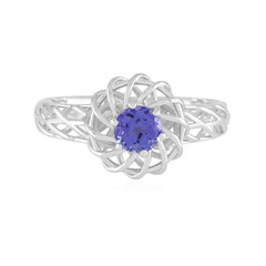 Anillo en plata con Tanzanita