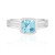 Anillo en plata con Zircón de Ratanak Kirí (Adela Silber)