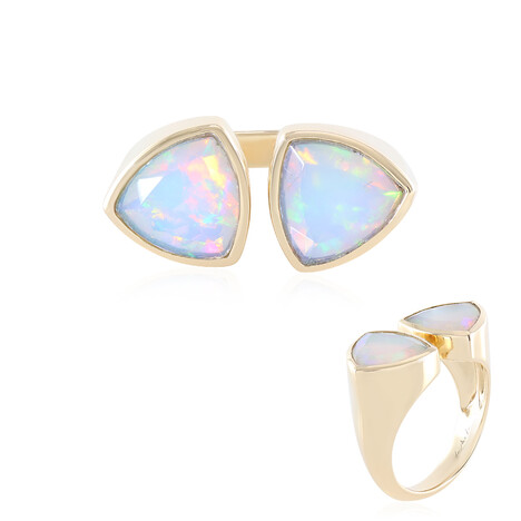 Gouden ring met Welo-opalen (de Melo)