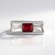 Anello in argento con Rubino del Madagascar (de Melo Essence)