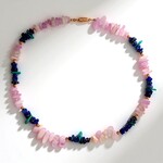 Collier en argent et Lapis-Lazuli (Adela Silber)