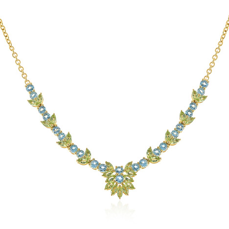 Collana in argento con Peridoto