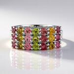 Anello in argento con Tormalina