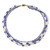 Tanzanite Silver Necklace (Adela Silber)