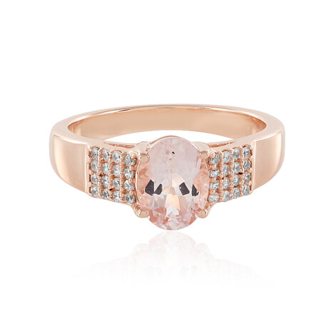Anello in argento con Morganite