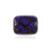 Zilveren hanger met een Purper kleurige mojave koper-turkoois (MONOSONO COLLECTION)