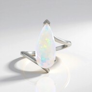 AAA Welo Opal Silver Ring (de Melo Essence)
