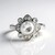 Anello in argento con Topazio Bianco
