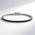 Bracciale in argento con Spinello Nero