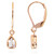 Orecchini in argento con Morganite