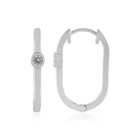 Pendientes en plata con Zircón