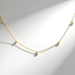 Collana in oro con Diamante SI1 (H)