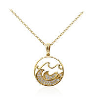 Collana in oro con Diamante SI2 (H) (Smithsonian)