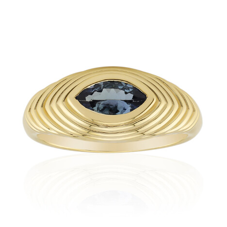 Bague en or et Tanzanite non chauffée