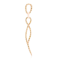 Pendentif en argent et Diamant fantaisie