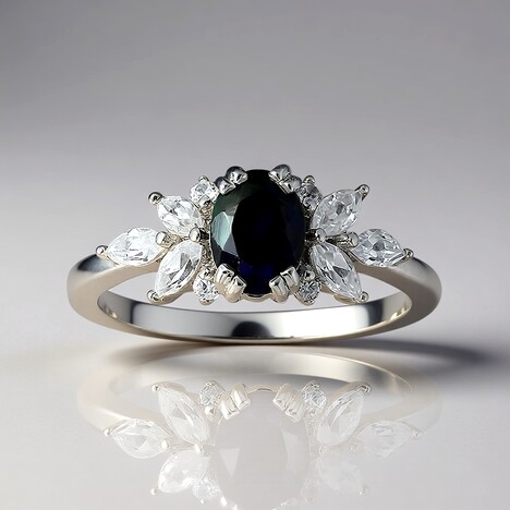 Anello in argento con Opale Mezezo