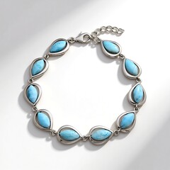 Bracciale in argento con Larimar