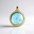 Ciondolo in argento con Larimar (KM by Juwelo)