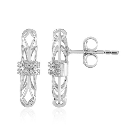 Zirkon-Goldohrringe (Ornaments by de Melo)