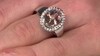 Anillo en plata con Morganita de Brasil