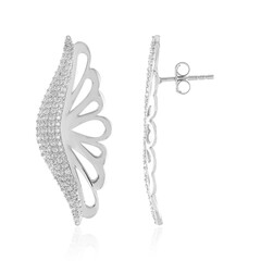 Zircon Silver Earrings (de Melo)
