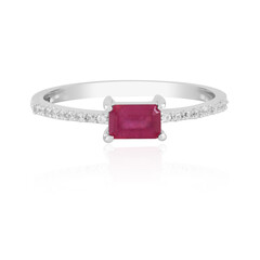 Madagascar Ruby Silver Ring