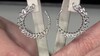 Pendientes en plata con Topacio blanco