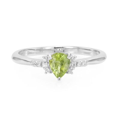 Bague en argent et Tourmaline cuprifère