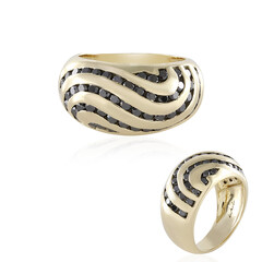 Anello in oro con Diamante Nero (de Melo)