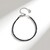 Bracelet en argent et Diamant noir (Adela Silber)