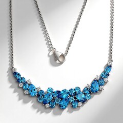 Collana in argento con Topazio Marambaia