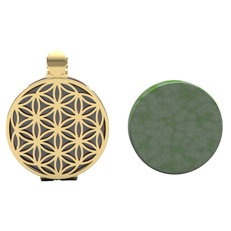 Edelstein-Silberanhänger