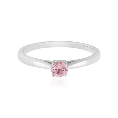 Anello in argento con Tormalina Rosa Nigeriana