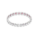 Bague en argent et Grenat Rhodolite