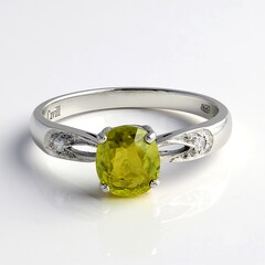 Anello in argento con Tormalina Cuprian