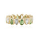 Anello in oro con Tsavorite della Tanzania (de Melo)