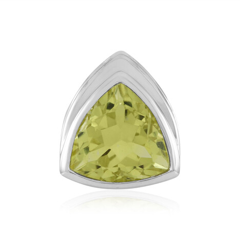 Ciondolo in argento con Quarzo Ouro Verde (MONOSONO COLLECTION)
