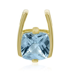 Colgante en oro con Topacio azul cielo (Adela Gold)