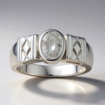Anello in argento con Zircone (Pallanova)