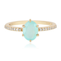 Gouden ring met een Paraibe opaal (AMAYANI)