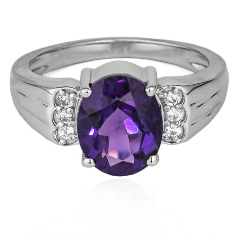 Sibirischer Amethyst-Silberring